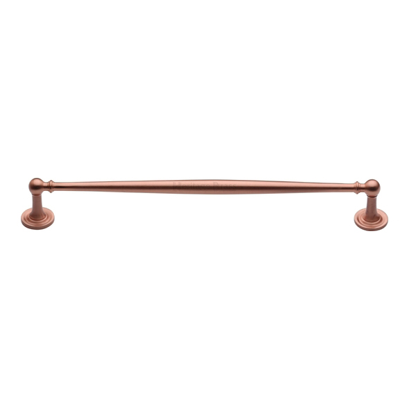 C2533 254-SRG • 254 x 271 x 38mm • Satin Rose Gold • Heritage Brass Elegant Cabinet Pull Handle